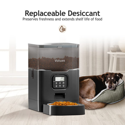 Automatic Pet Feeder with Timer and Freshness Seal