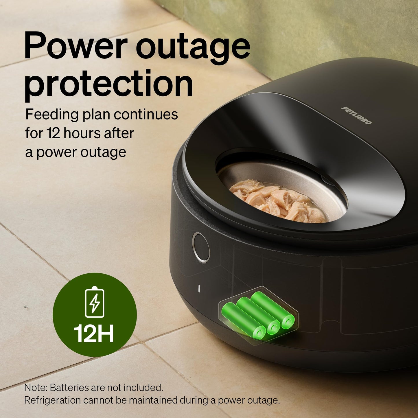 Automatic Refrigerated Pet Feeder with Cooling