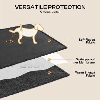 Reversible Waterproof Pet Blanket for Furniture