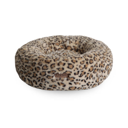 Calming Faux Fur Pet Bed with Washable Cover