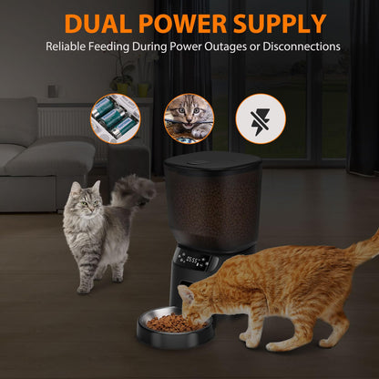 Automatic Pet Feeder with Timed Portions and Voice