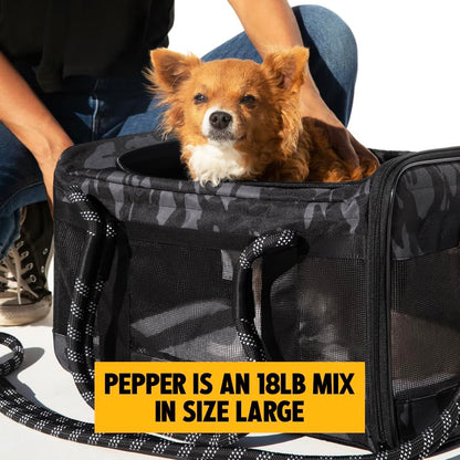 ROVERLUND Airline-Compliant Pet Carrier | Includes Leash