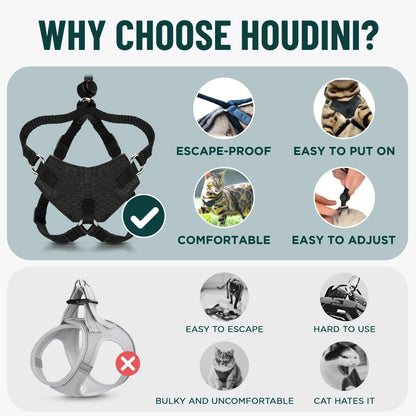 Escape-Proof Cat Harness & Leash Set for Cats
