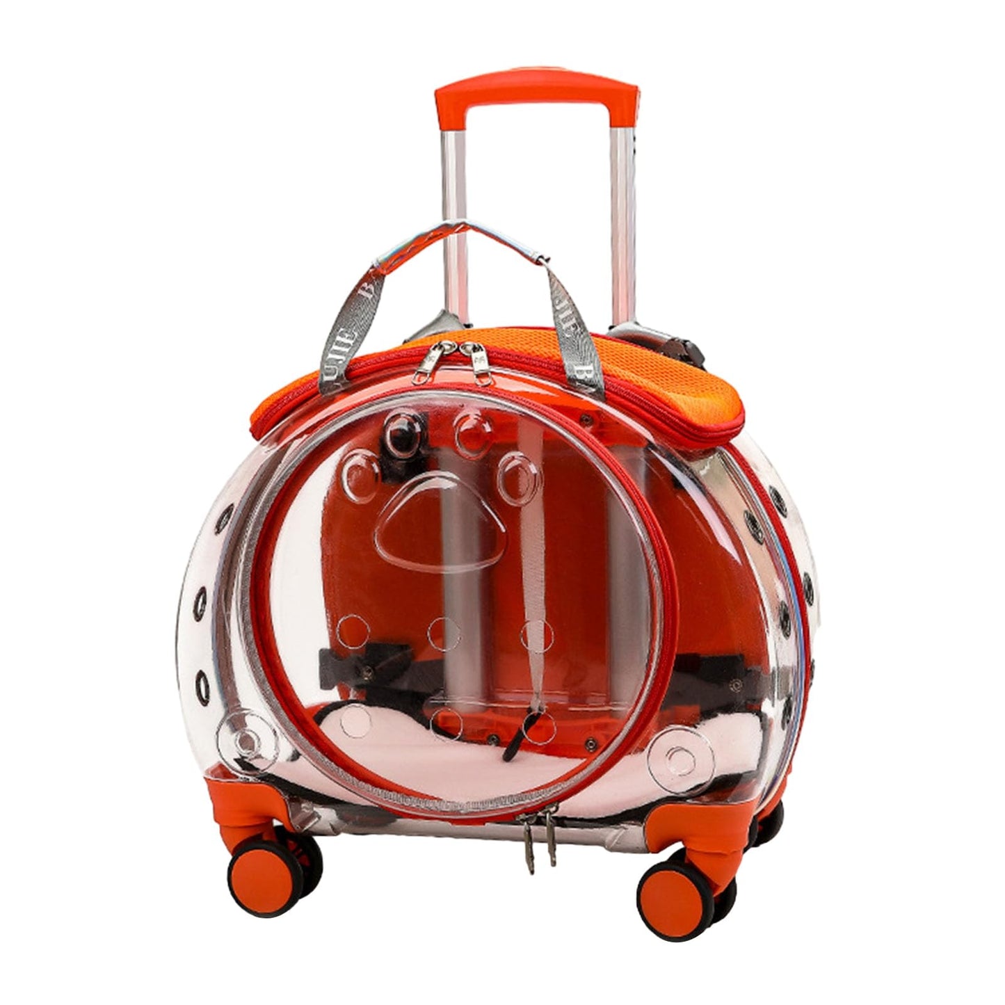 Wheeled Bubble Pet Carrier Backpack for Travel