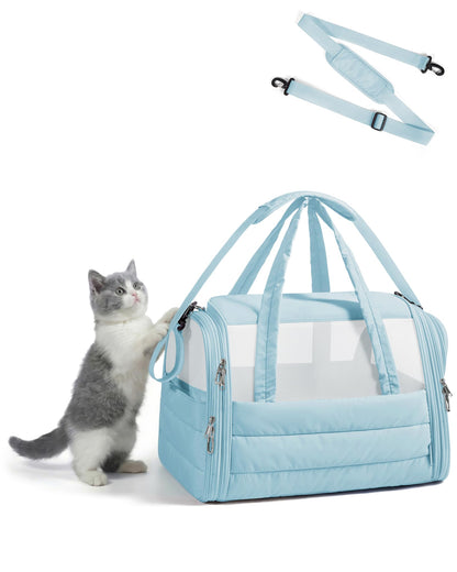 Quilted Soft-Sided Pet Carrier for Travel