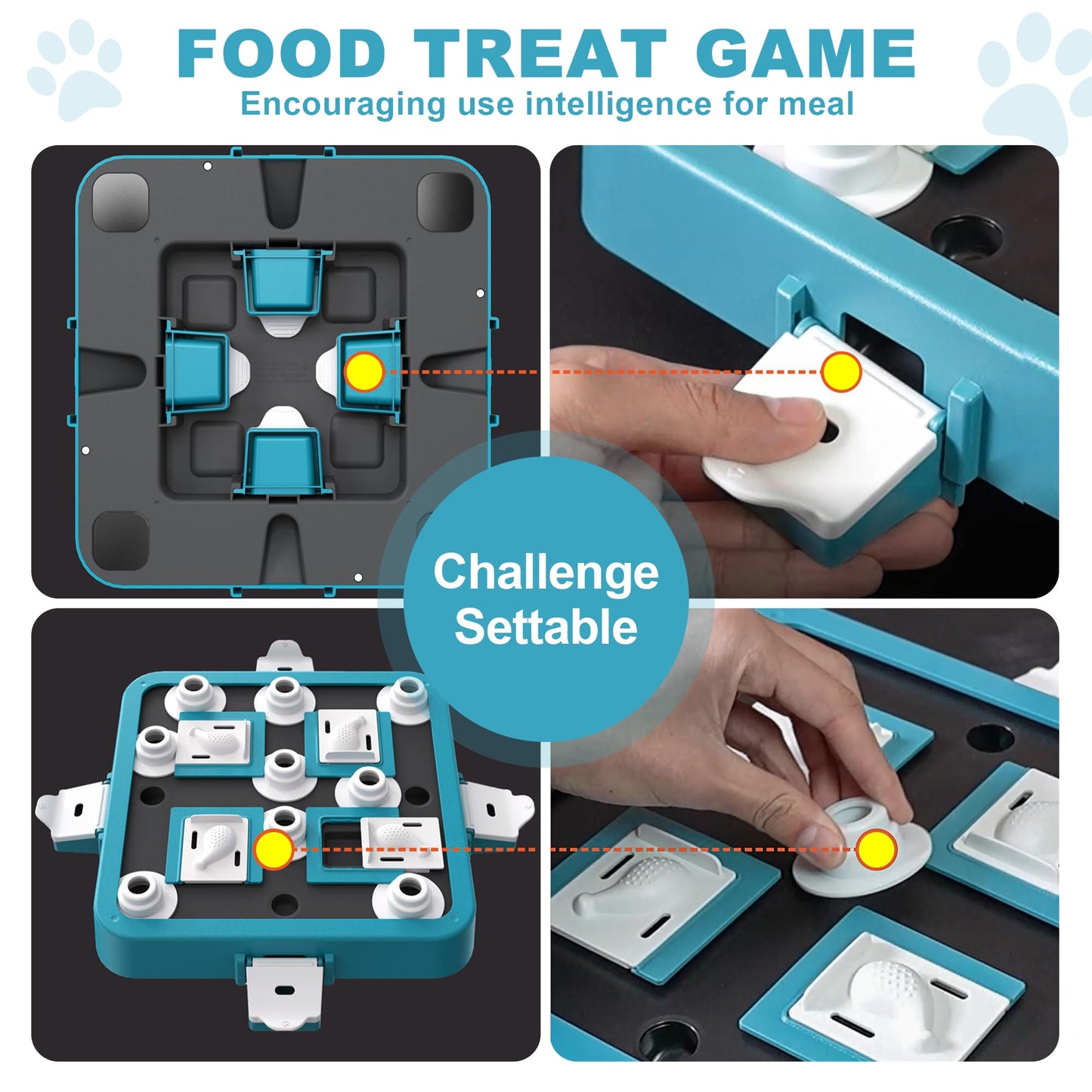 Adjustable Dog Puzzle Toy for Mental Enrichment