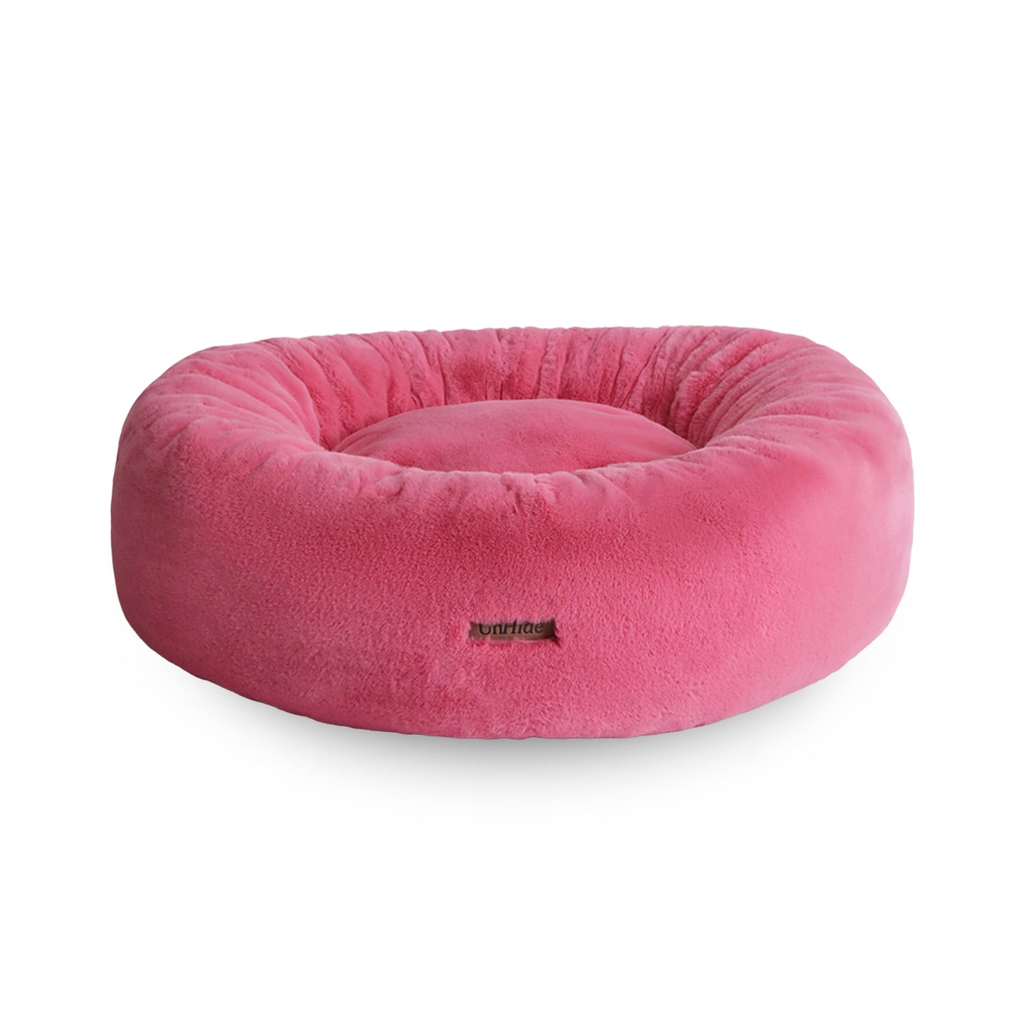 Calming Faux Fur Pet Bed with Washable Cover