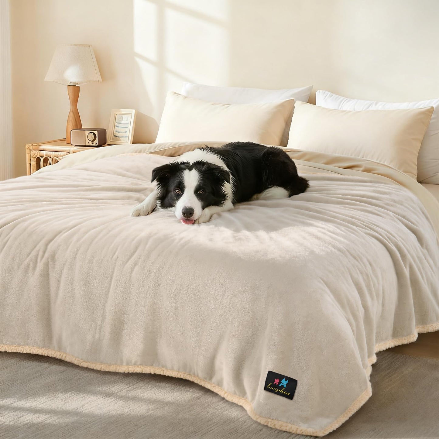 Reversible Waterproof Pet Blanket for Furniture