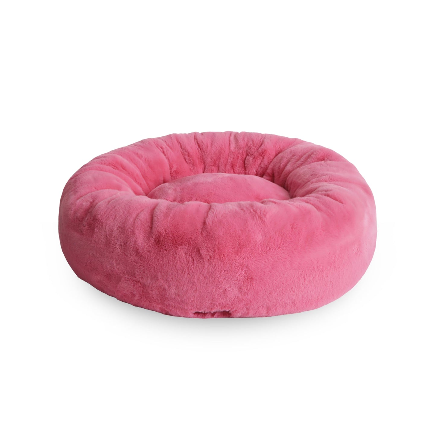 Calming Faux Fur Pet Bed with Washable Cover