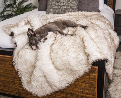 Waterproof Faux Fur Pet Blanket for Furniture Cover