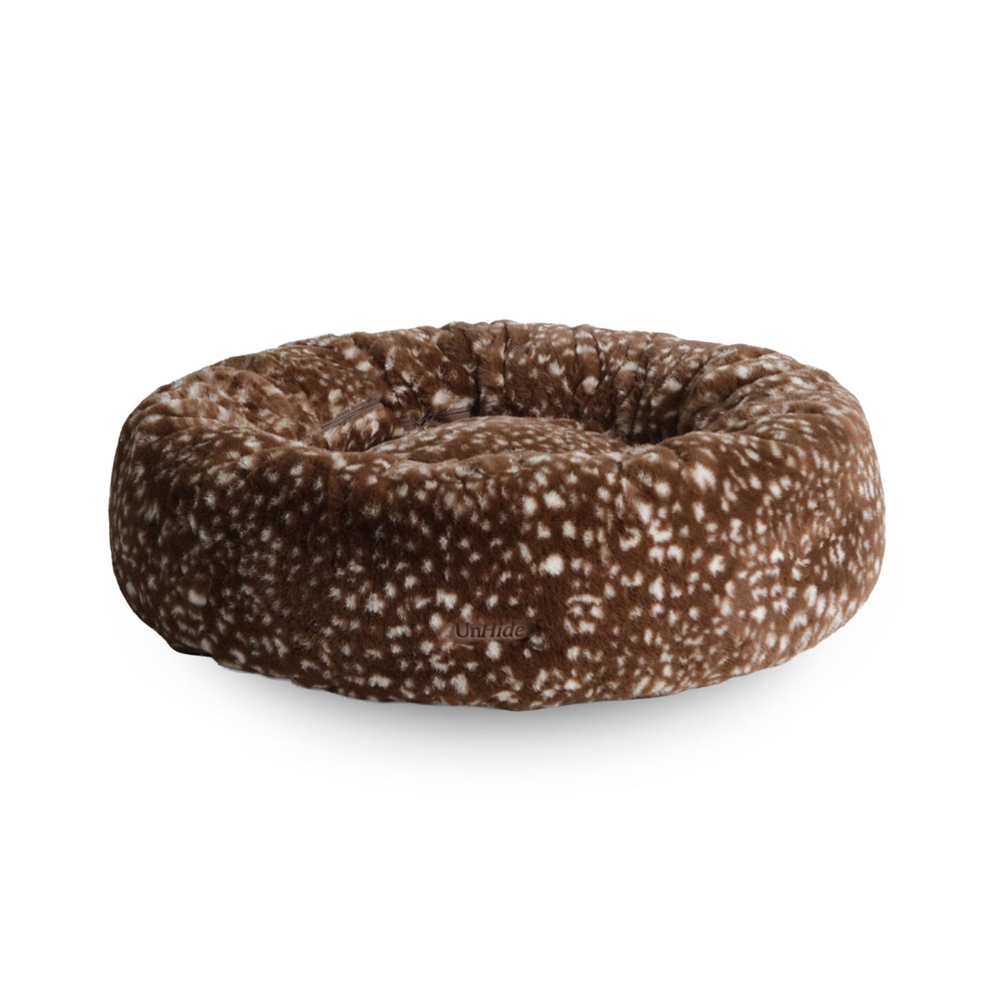 Calming Faux Fur Pet Bed with Washable Cover