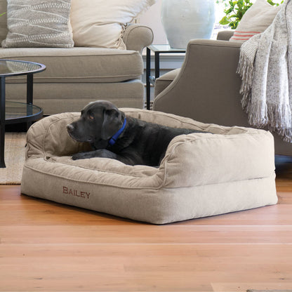 Deluxe Pet Bed with Quilted Cover and Deep Cushion