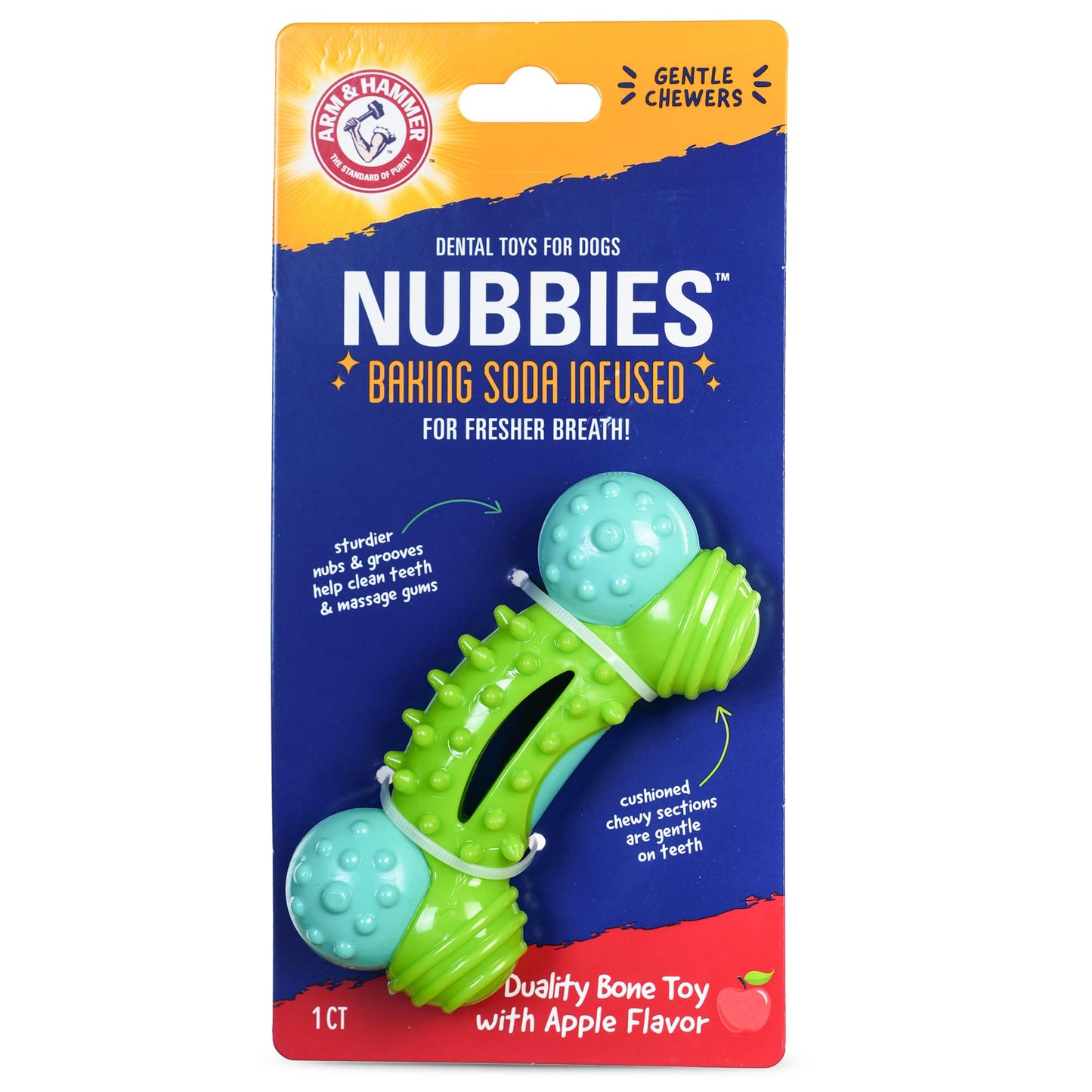 Peanut Butter Dental Chew Toy for Dogs