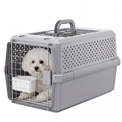 Rolling Hard-Sided Pet Carrier with Wheels