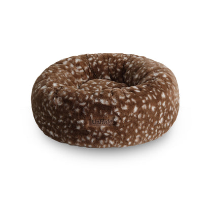Calming Faux Fur Pet Bed with Washable Cover