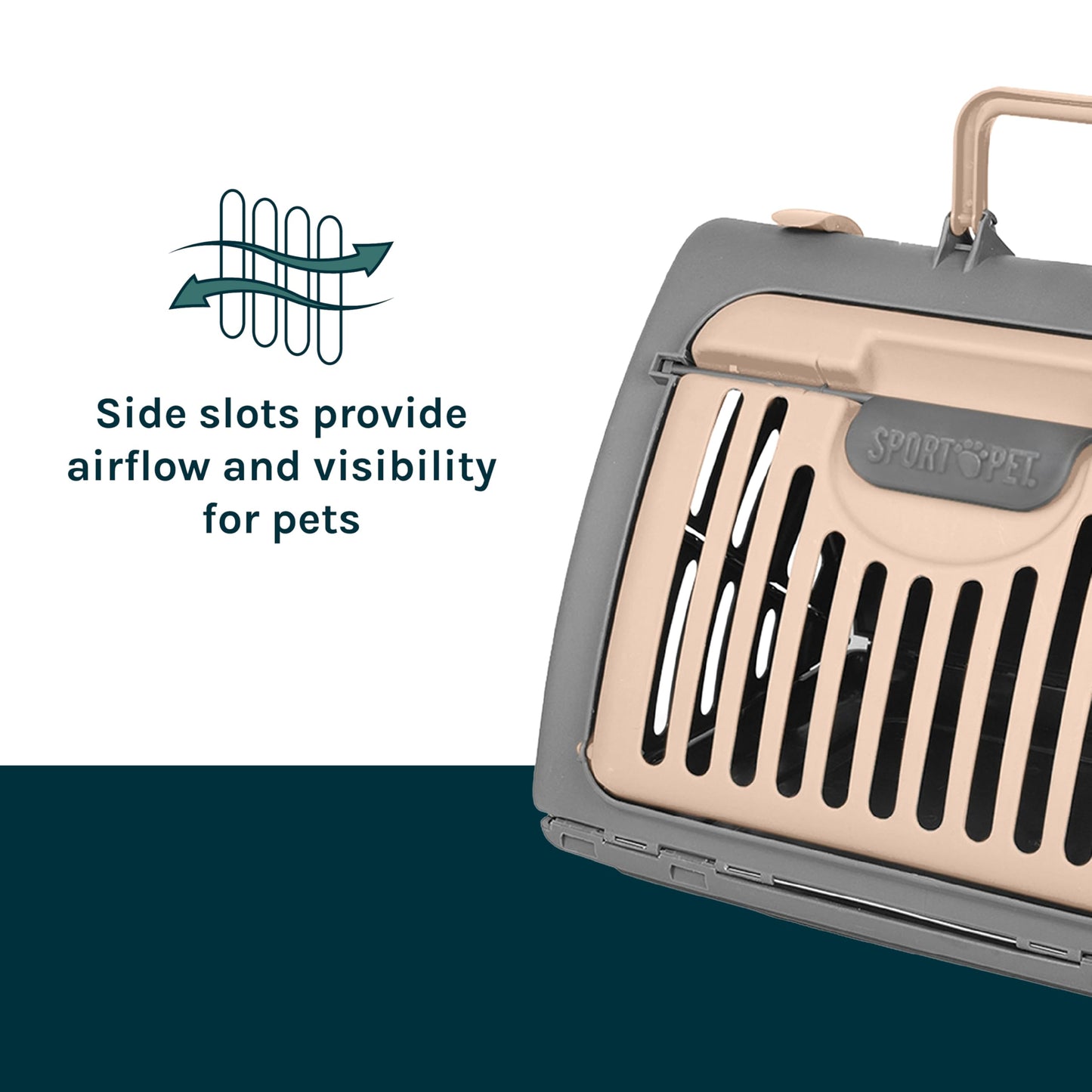Foldable Hard Shell Cat Travel Carrier