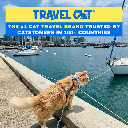 Adjustable Escape-Proof Cat Harness & Leash Set