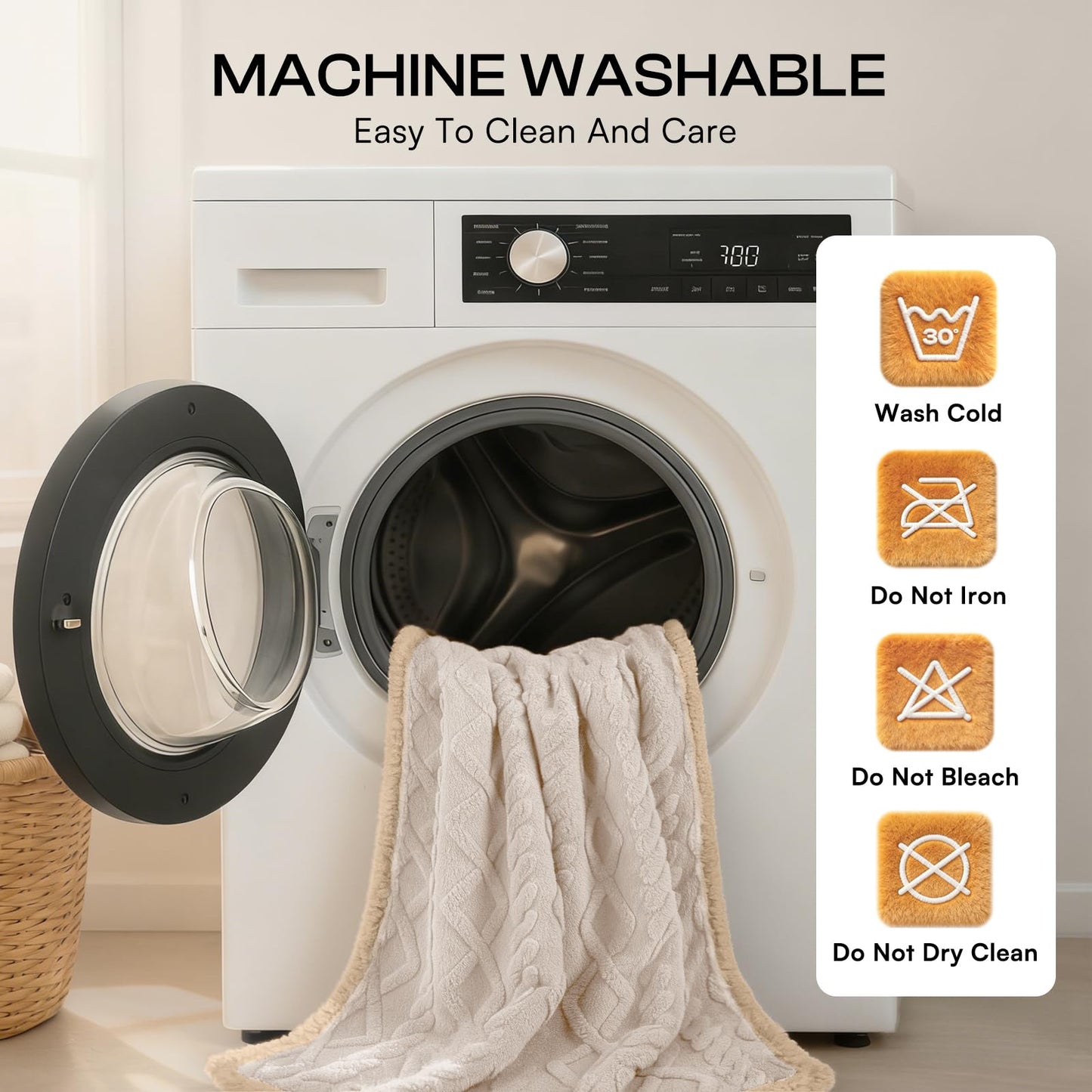 Waterproof Sherpa Pet Blanket for Furniture Protection