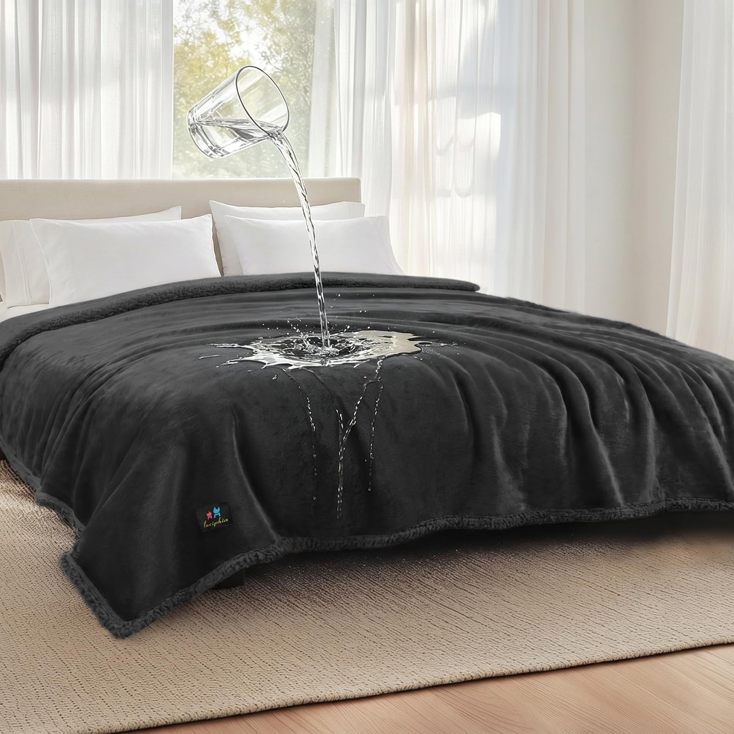 Reversible Waterproof Pet Blanket for Furniture