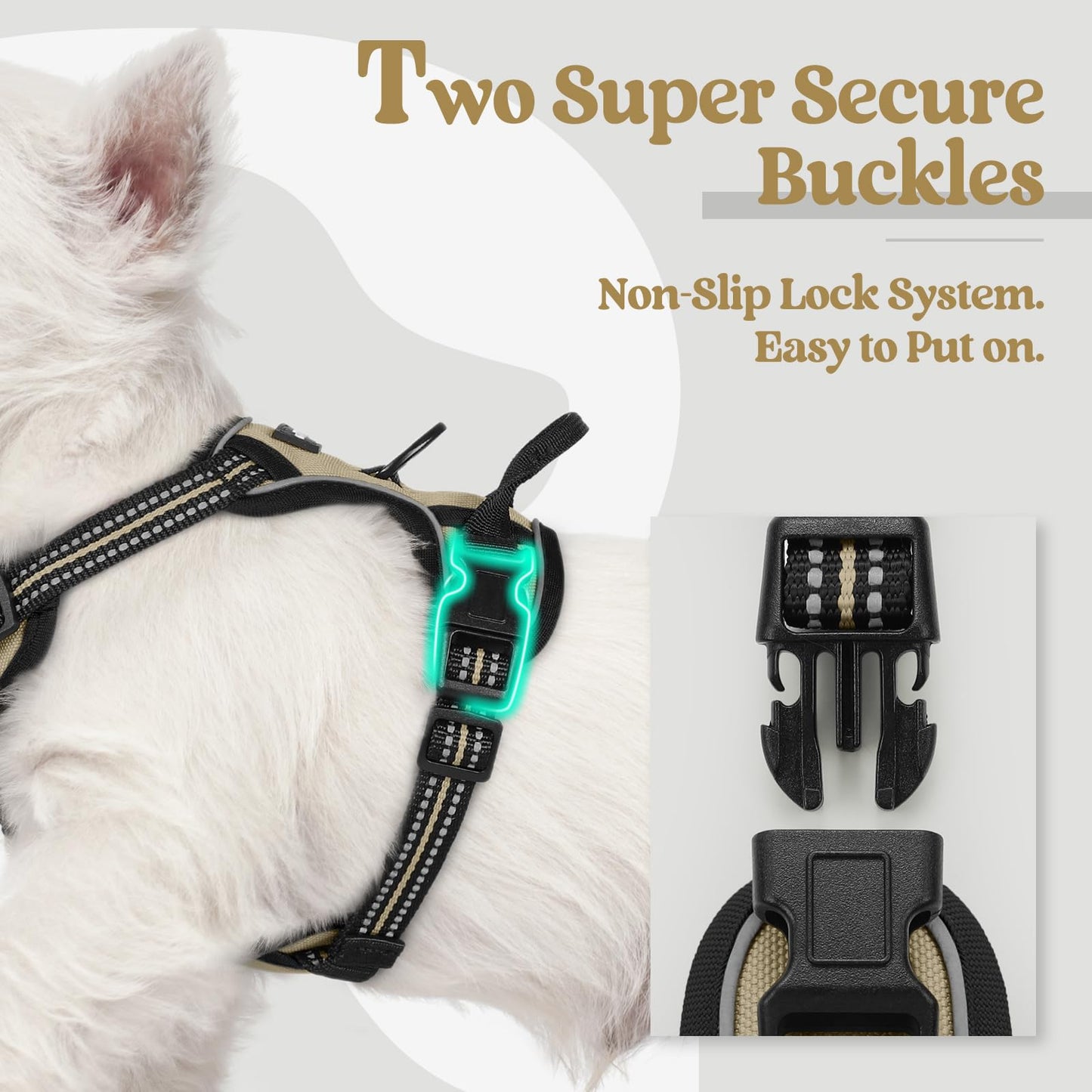 No-Pull Reflective Dog Harness with Control Handle