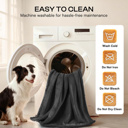 Reversible Waterproof Pet Blanket for Furniture