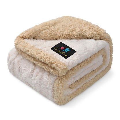 Waterproof Sherpa Pet Blanket for Furniture Protection