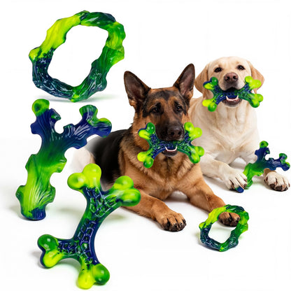 3-Pack Tough Dog Chew Toys for Aggressive Chewers