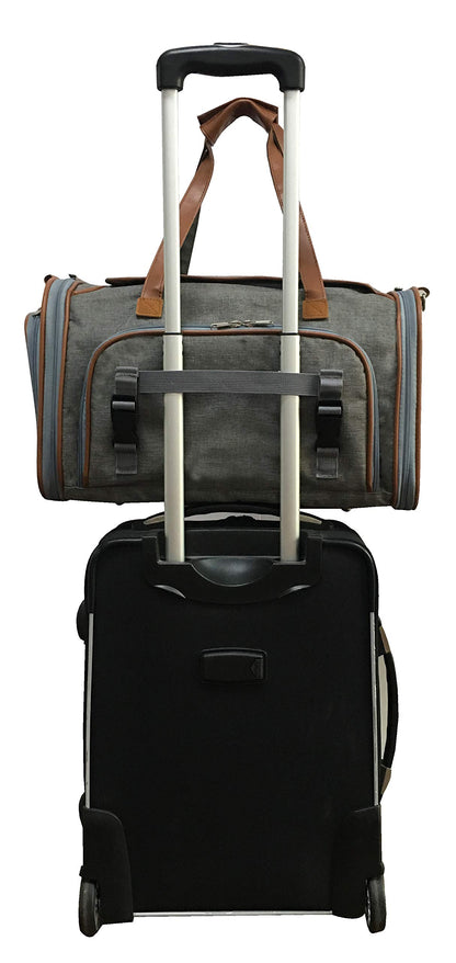 Expandable Soft-Sided Pet Carrier for Travel
