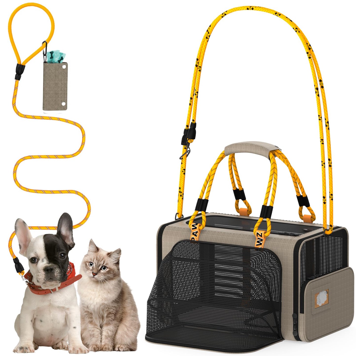 Expandable Airline-Approved Soft Pet Carrier