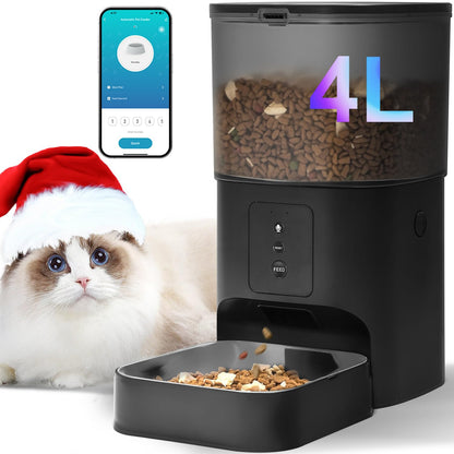Automatic Pet Feeder with Voice Recording and Timer