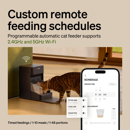 RFID Automatic Cat Feeder with Collar Tag Access