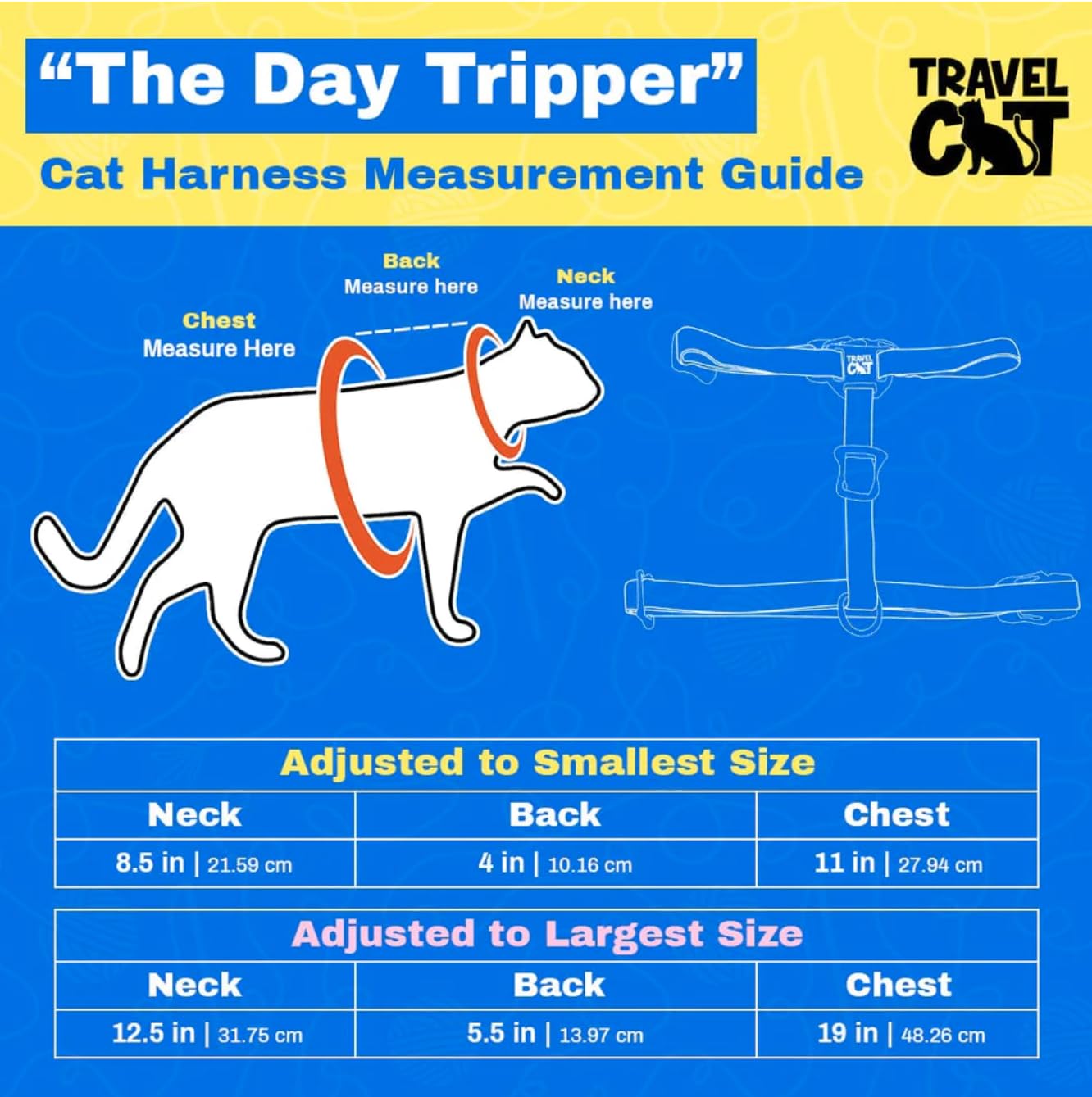 Adjustable Escape-Proof Cat Harness & Leash Set