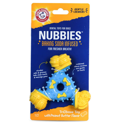 Peanut Butter Dental Chew Toy for Dogs