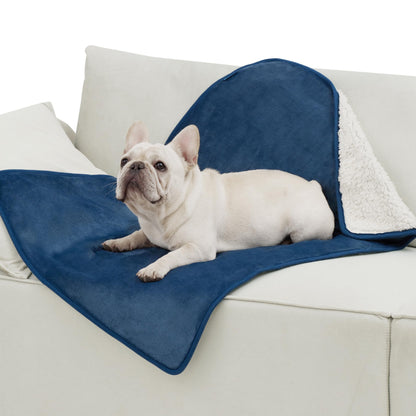 Waterproof Reversible Pet Blanket for Couch Protection