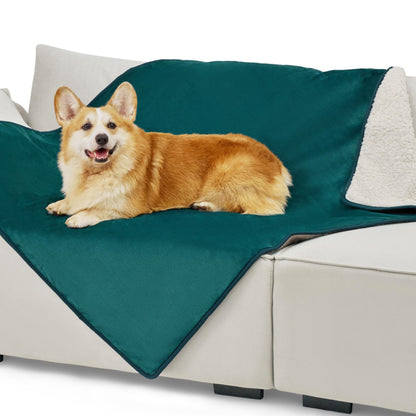 Waterproof Reversible Pet Blanket for Couch Protection