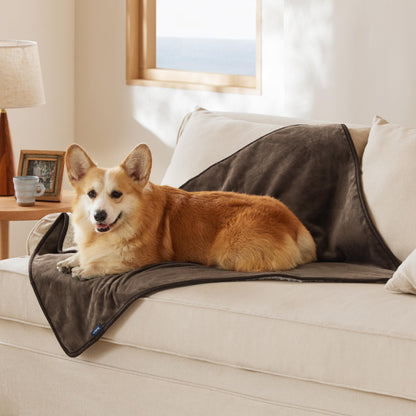 Waterproof Reversible Pet Blanket for Couch Protection