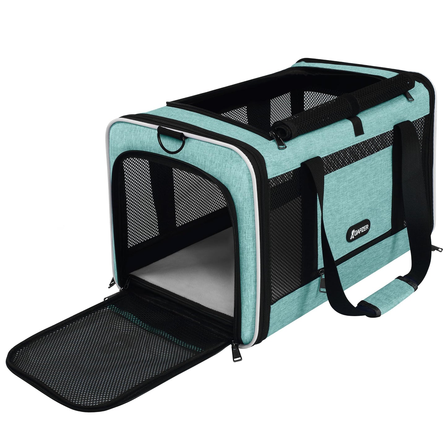 Top-Load Soft Pet Carrier with Ventilated Mesh
