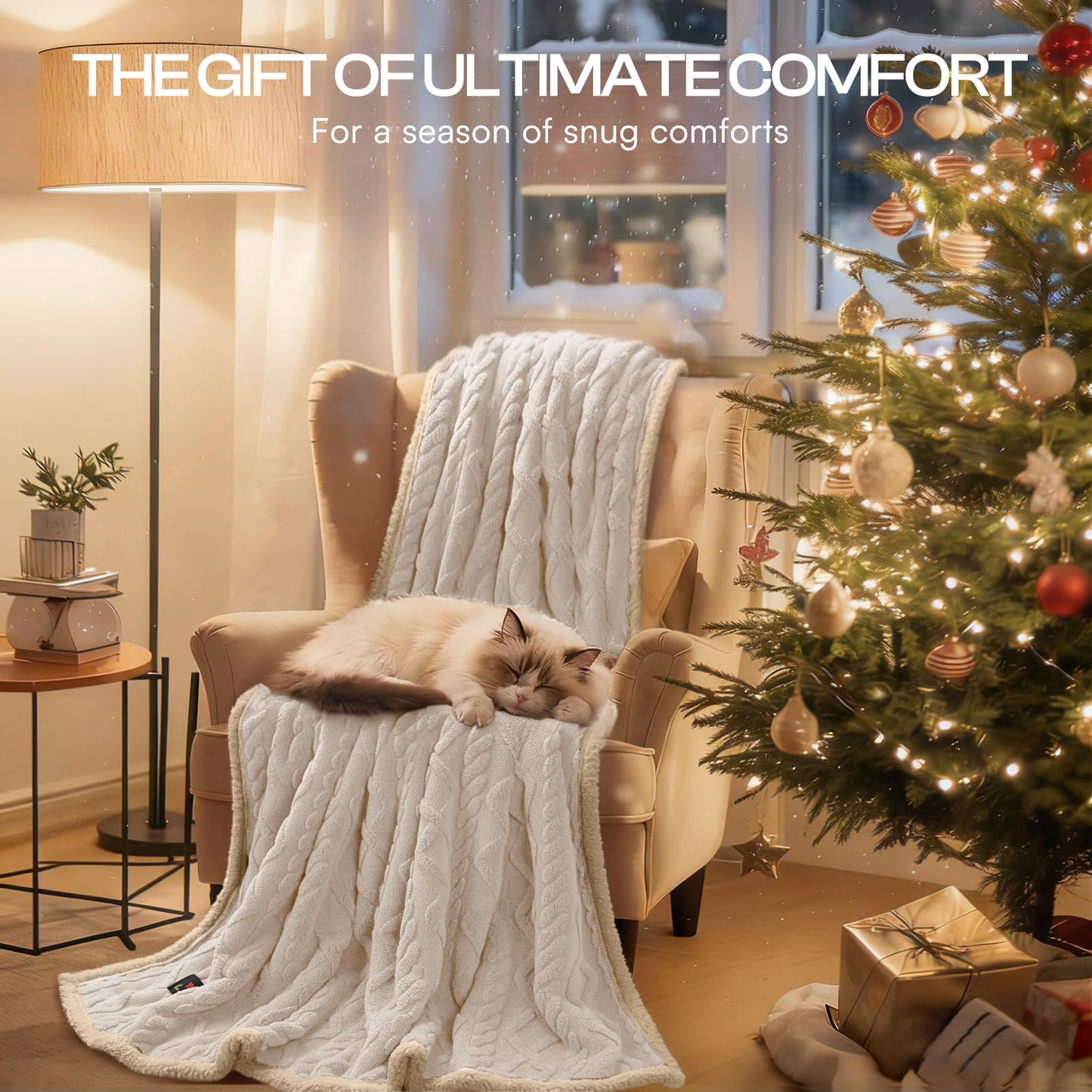 Waterproof Sherpa Pet Blanket for Furniture Protection