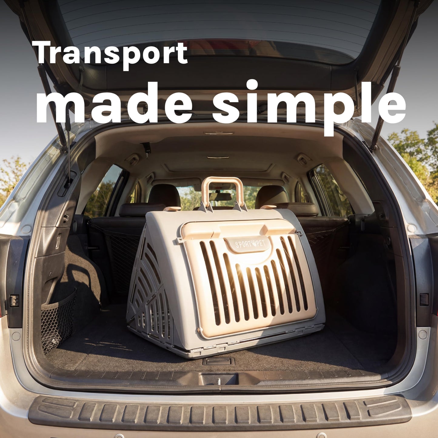 Foldable Hard Shell Cat Travel Carrier