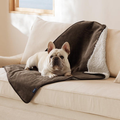 Waterproof Reversible Pet Blanket for Couch Protection