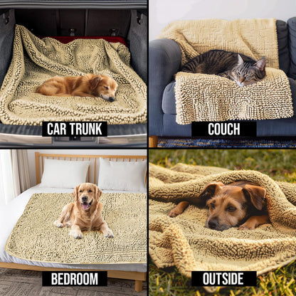 Absorbent Pet Blanket for Furniture and Bedding