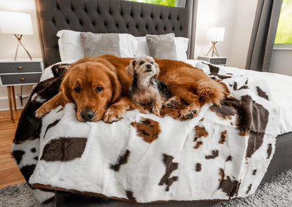 Waterproof Faux Fur Pet Blanket for Furniture Cover