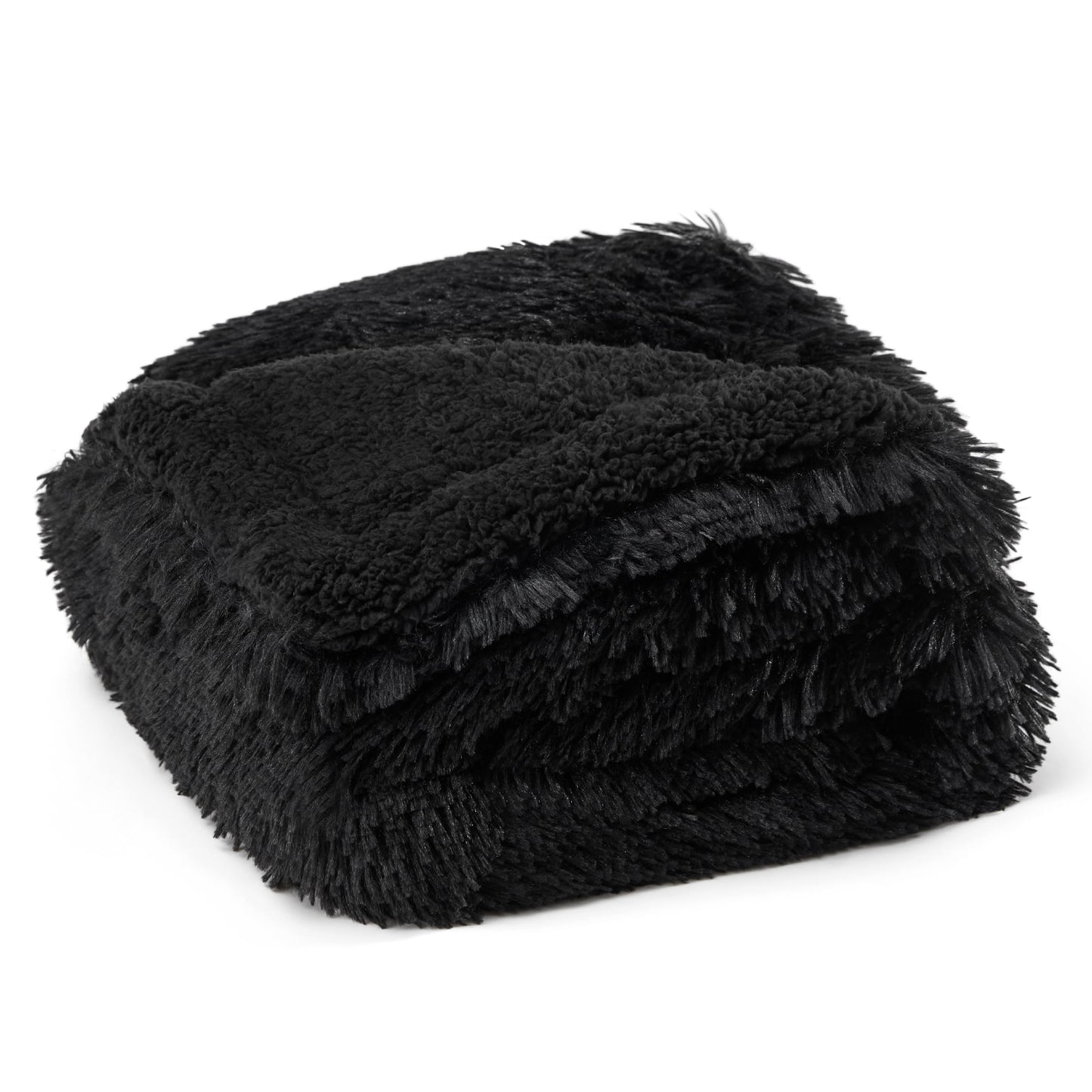 Calming Waterproof Pet Blanket with Faux Fur Cover