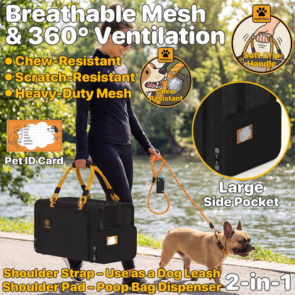 Expandable Airline-Approved Soft Pet Carrier