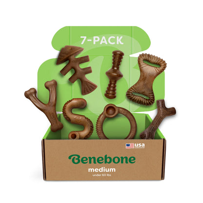 2-Pack Durable Dog Chew Toy Set