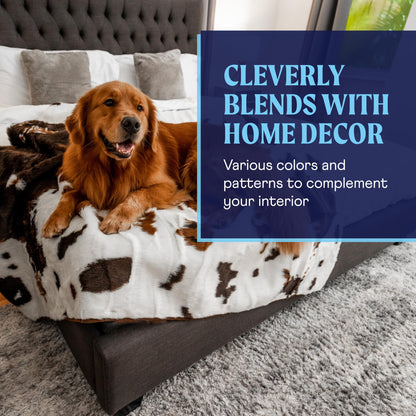 Waterproof Faux Fur Pet Blanket for Furniture Cover