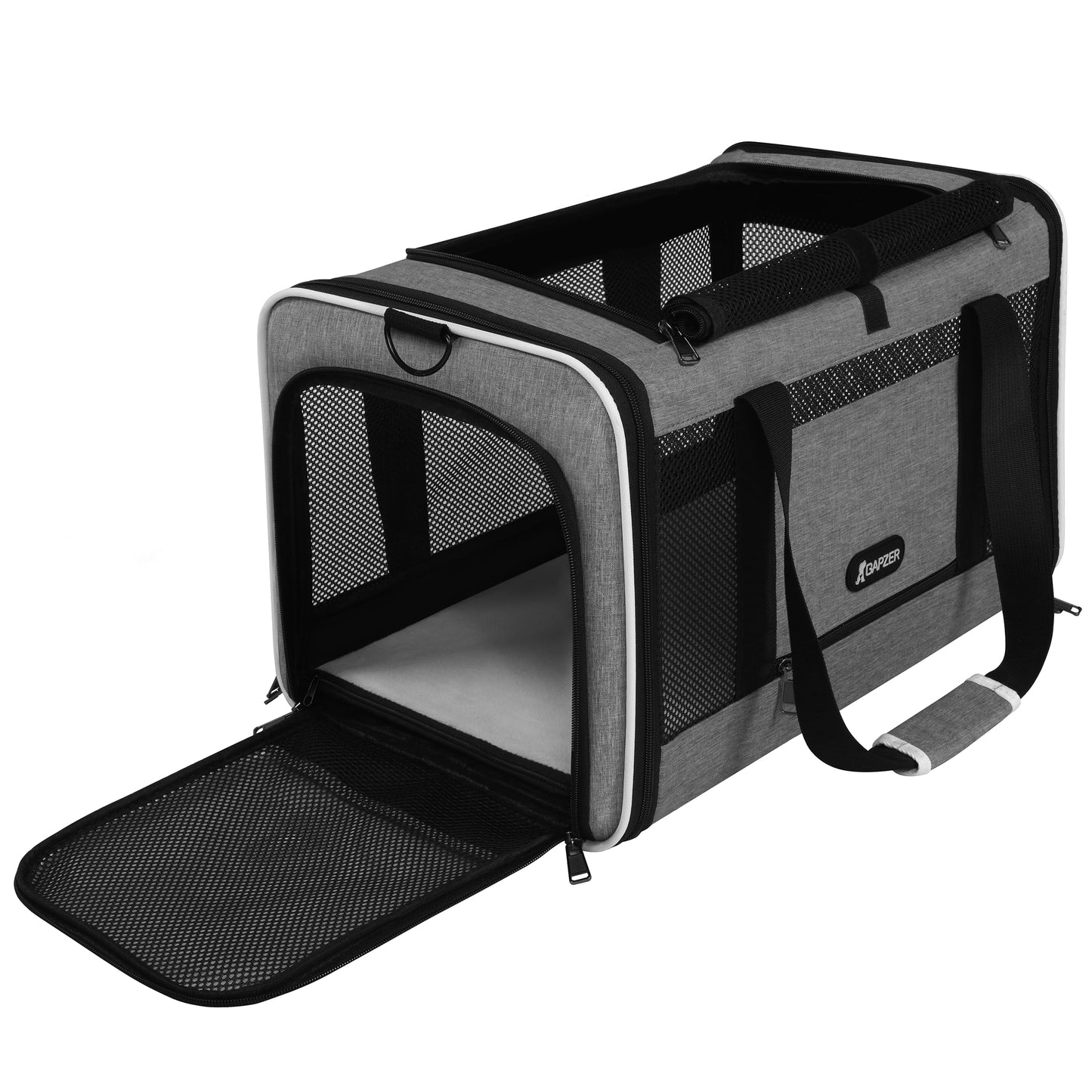 Top-Load Soft Pet Carrier with Ventilated Mesh