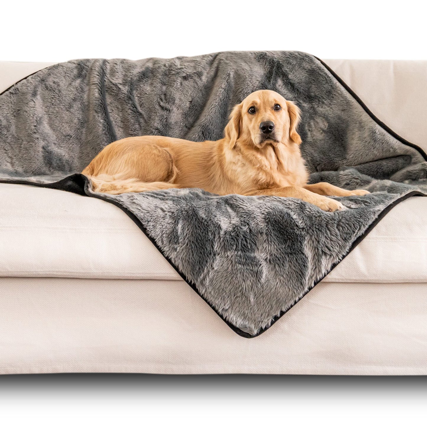 Waterproof Faux Fur Pet Blanket for Furniture Cover
