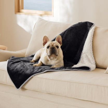 Waterproof Reversible Pet Blanket for Couch Protection