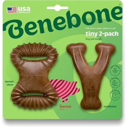 2-Pack Durable Dog Chew Toy Set